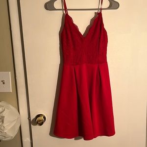 Red dress